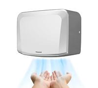 Sèche-mains automatique, machine murale commerciale, séchage rapide 10 secondes, air chaud/froid, couvercle en acier inoxydable poli, idéal pour les toilettes publiques