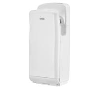 Sèche-mains vertical, sèche-mains avec filtre HEPA, moteur haute vitesse de 19 000 tr/min, flux d'air double face, boîtier en ABS robuste, installation murale automatique, séchage rapide, idéal pour l