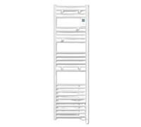 Atlantic Bicycle Sèche-serviettes soufflant DORIS NEO Etroit connecté 1500W Blanc Brillant