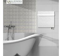 Sèche-serviette à inertie Wifi Natura Blanc 1000W Carré - Valderoma NB10BSW