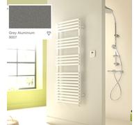 Sèche-serviette CALA électrique 750W Grey Aluminium 9007 - ACOVA TLN-075-050-TFC9007