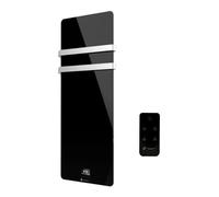 Sèche-Serviette Electrique en Verre mural Omiros 850 W Noir