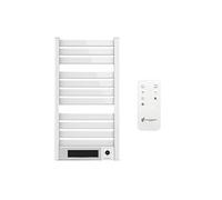 Sèche-Serviette Electrique mural avec Soufflerie Omiros 2000 W Blanc
