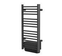 Sèche-serviette électrique sans fluide avec soufflerie 500W+1000W H.100,5xL54cm Bestherm HESTIA noir