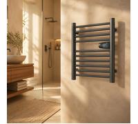 Sèche-serviette électrique sans fluide - BESTHERM - HESTIA 300W - noir