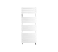 Sèche-serviettes Adélis eau chaude 491W blanc brillant racc. sur collecteurs - - 861948