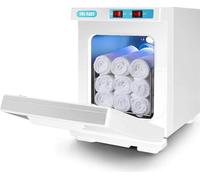 Sèche-serviettes - Armoire chauffante pour serviettes - Chauffage à 360° - 6 à 8 serviettes - 80 °C - Compact - 220 V - Bleu