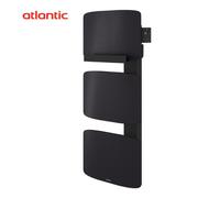 Sèche-serviettes ATLANTIC AMARILIS mât à droite noir 650W 862576