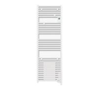 Atlantic Bicycle Sèche-serviettes électrique DORIS 1750W (750+1000) soufflant Blanc brillant 851245