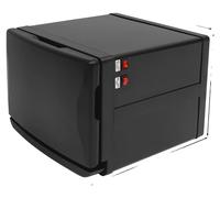 Sèche-serviettes, chauffage haute température, design de table, couleur noire, prise européenne 220V-240V