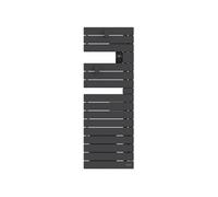 Sèche-serviettes connecté Nefertiti étroit 1500W Anthracite 450x1270mm Wi-Fi