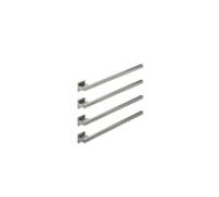 Dornbracht chauffe-serviettes, 4 positions, saillie à droite, largeur 600mm, 83314980-99