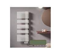 Sèche-serviettes électrique 400W vert sauge. collecteurs a gauche JAZZ S -