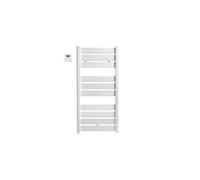 Sèche-serviettes électrique 500W, H.109.4 x l.51 cm Madras blanc