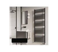 Sèche-serviettes électrique 500W noir satine FLECHE -