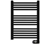 Sèche-serviettes électrique à inertie sèche HJM 500 W Noor Noir