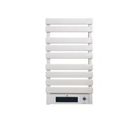 Sèche-serviettes électrique aluminium blanc display LED 1500W PURLINE NTW-25 Blanc Blanc G
