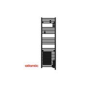 Sèche-serviettes électrique connecté 500W Noir DORIS NEO Etroit - ATLANTIC 851294
