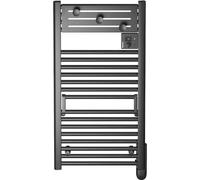 Sèche-serviettes électrique connecté – Actibain Connect noir – 500 W – 50 x 101,1 cm