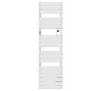 Sèche-serviettes électrique connecté avec soufflerie 1750W ADELIS étroit digital blanc carat - - 861936