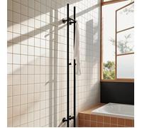 WARM TOWEL TUBE - Sèche-serviettes Électriques 60W/120W Noir. Basse Consommation