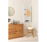 CREATE Radiateur porte-serviettes WARMTOWEL Pro – 1500 W, Wi-Fi, 2 puissances, PTC, Blanc