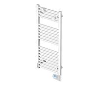 Noirot Radiateur sèche-serviettes FLO BAIN II – 500W fluide programmable 2 patères incluses blanc