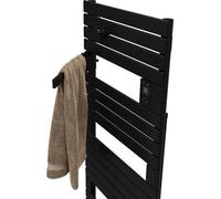 Sèche-serviettes électrique soufflant - ASAMA CONNECTE II - 1750W - h.140.5xl.55cm - noir