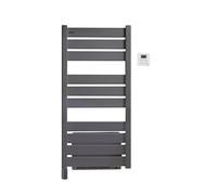 Sèche-serviettes électrique soufflant – Madras Air gris anthracite – 500 + 1000 W – 109,4 x 50 cm