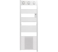 Sèche-serviettes électrique soufflant – MARAPI TACTILE BLANC - 1750 W – Vertical – Inertie fluide – Thermostat électronique – Écran digital