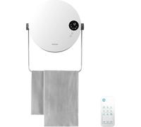 Sèche-serviettes en céramique, 2000 W, 2 niveaux de puissance, minuterie, indice de protection IP22, couleur blanche