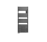 Sèche-serviettes mixte connecté Adélis Digital 2000W Anthracite 178x56 cm avec soufflerie