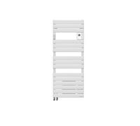 Sèche-serviettes mixte connecté Adélis Mixte digital avec soufflerie 1750W blanc carat - - 862683