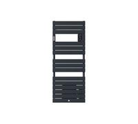 Sèche-serviettes Riviera 2 1000W gris ardoise - - 497541