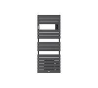 Sèche-serviettes Riviera 2 avec soufflerie 2000W gris menhir - - 498621