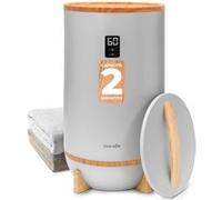 SereneLife Chauffe-serviettes et Couvertures à Touche Unique avec Support pour Disque Parfumé et Anneau LED,Fonction Arrêt Automatique, Minuterie Intégrée pour Chauffer les Serviettes pendant 15,30,45