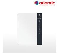 Sèche-serviettes soufflant blanc sans barres 1800W (800W+1000W) TELIA - ATLANTIC 720109