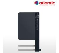 Sèche-serviettes soufflant gris avec barres 1800W (800W+1000W) TELIA - ATLANTIC 720110