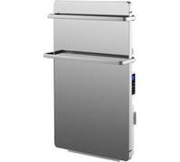 Sèche-serviettes verre trempé miroir display LED 2000W PURLINE ZAFIR V2000T LUX Argent Argent G