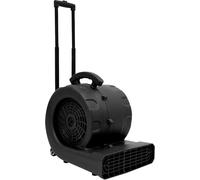 Sèche-sol de 750W, ventilateur à flux d'air, ventilateur radial pour sèche-linge 220V, noir/bleu. Sèche-sol, ventilateur portable pour sol avec 3 vitesses, ventilateur (noir)