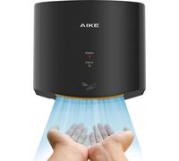 Sécheur à main automatique AIKE 1400 W noir 10 s commercial pour toilettes
