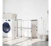 vidaXL Droogrek 83x(50-55)x(40-85) cm aluminium154601 Argent G