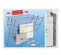 Séchoir à linge extensible en acier inoxydable Wenko by Maximex