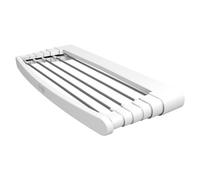 Corde à Linge Rétractable Gimi 153791 Telepack 70 Mural Aluminium Blanc Résine (70 x 30 x 6 cm) (5 m)
