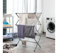 Séchoir à Linge Métallique Pliable et Extensible avec 3 Hauteurs Cloxy InnovaGoods 11 Barres