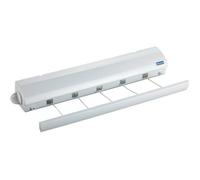 Séchoir à linge mural intérieur et extérieur - WENKO - Extensible - 5 cordes - 21 m séchage - Usage extérieur