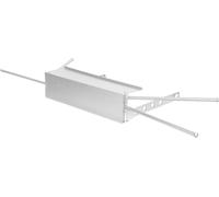 Séchoir à linge mural - Séchoir à vêtements - Acier au carbone et aluminium - Capacité de charge 10 kg - Taille 40×10,2×10,2 cm, support 30 cm - Argenté