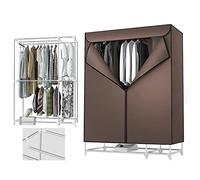 Séchoir à linge puissant de 850 W, séchoir électrique portable avec minuterie automatique, fièvre PTC, grande capacité de 30 kg, armoire de séchage à double couche, économe en énergie, pour la maison