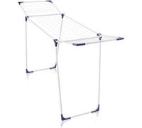 Séchoir à linge sur pieds Leifheit Classic 180 Solid, 18m d'étendage, 4 supports cintres, blanc