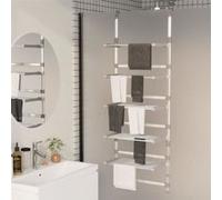vidaXL Séchoir à linge suspendu 5 étages aluminium